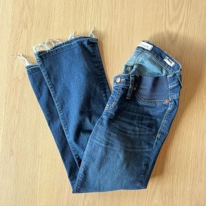 Madewell Cali Demi Boot Maternity Jeans